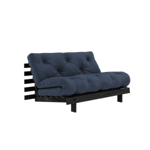 Karup Design Roots Sovesofa med Roots Madrass 140x200 Marineblå/svart Lakkert