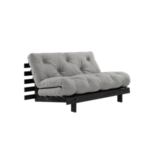 Karup Design Roots Sovesofa med Roots Madrass 140x200 Grå/svart Lakkert