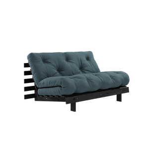 Karup Design Roots Sovesofa med Roots Madrass 140x200 Petroleum/svart Lakkert