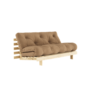 Karup Design Roots Sovesofa med Madrass 160x200 755 Mokka/furu