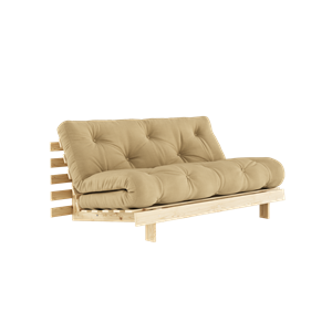Karup Design Roots Sovesofa med Madrass 160x200 758 Beige/furu