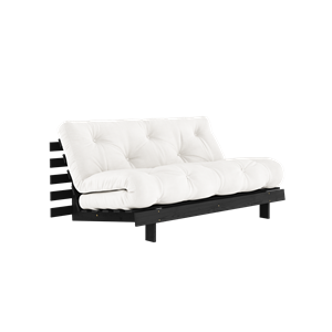 Karup Design Roots Sovesofa med Roots Madrass 160x200 Naturfarget/svart Lakkert