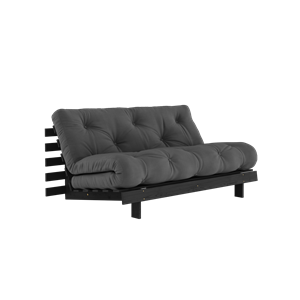 Karup Design Roots Sovesofa med Roots Madrass 160x200 Mørkegrå/svart Lakkert