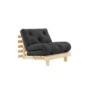 Karup Design Roots Sovesofa med Madrass 90x200 734 Mørkegrå/furu
