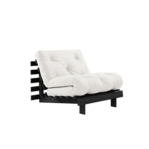 Karup Roots Sovesofa med Madrass 90x200 Svart Natt/naturfarget