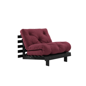 Karup Design Roots Sovesofa med Madrass 90x200 Svart Natt/bordeaux