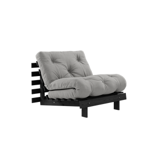 Karup Design Roots sovesofa med madrass 90x200 svart natt/ Grå