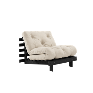 Karup Design Roots Sovesofa med Madrass 90x200 Svart Natt/ Beige