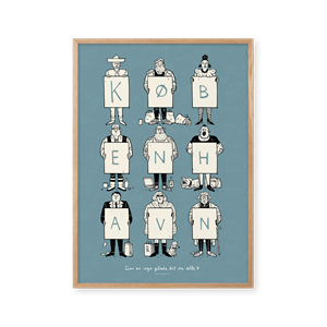 Peléton Copenhagen 50x70 Plakat