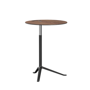 Fritz Hansen Little Friend KS11 sidebord justerbar Høyde Valnøtt/ pulverlakkert Aluminium