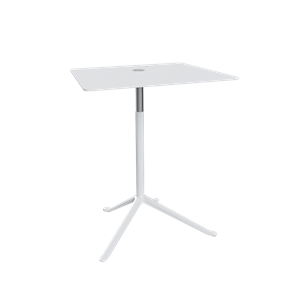 Fritz Hansen Little Friend KS13 Sidebord Justerbar Høyde Hvit/ Pulverlakkert Aluminium