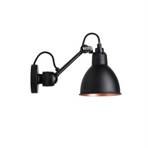 Lampe Gras N304 Vegglampe Matt Sort & Matt Sort/Kobber Hardwired