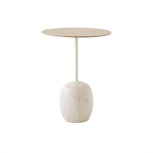 &Tradition Lato LN8 Salongbord Lakkert eik/Crema Diva Marmor