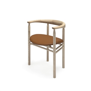 Nikari Linea Collection RMT6 Spisestol Oljet ask/Elmosoft 33004 Skinn