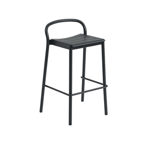 Muuto Linear Stålbarkrakk 75 cm Sort