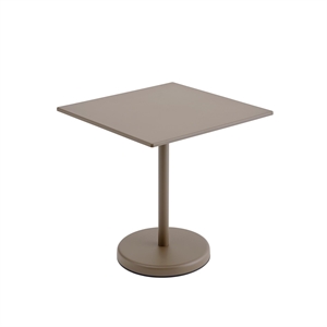 Muuto Linear Steel Café Hagebord 73x70 cm Taupe