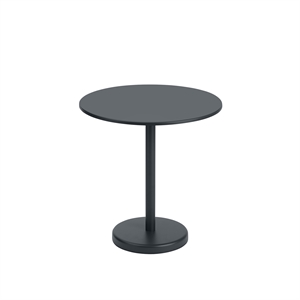 Muuto Linear Steel Café Hagebord Sort Ø70