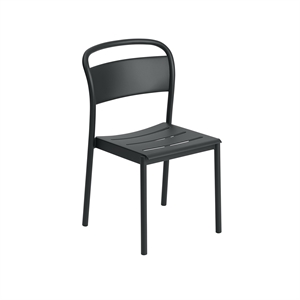 Muuto Linear Steel Spisestol Sort