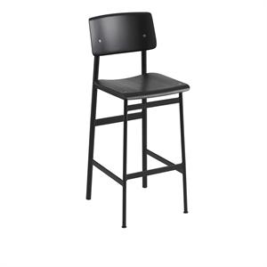 Muuto Loft Barkrakk Sort H108.5