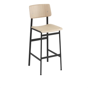 Muuto Loft Barkrakk Eik/ Sort H108.5