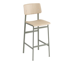 Muuto Loft Barkrakk Eik/Støvet Grønn H108.5
