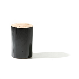 Gervasoni Log S Sidebord Sort Lakkert