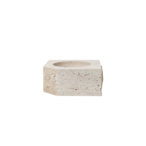 Louise Roe Gallery Object steinlysestake lav Beige travertin