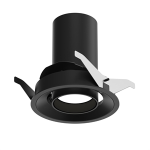 Louis Poulsen LP 51 Trim Innfelt Taklampe 2700K & Av/På Sort