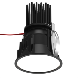 Louis Poulsen LP70 Innfelt Taklampe Ø8 6,5W 3000K & Dali Sort