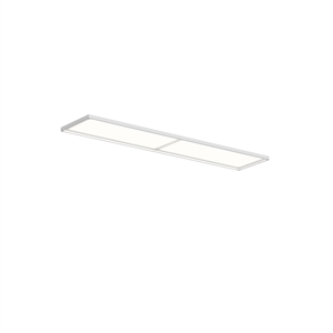 Louis Poulsen LP Slim Taklampe Prismatisk Diffuser Innfelt 3000K & Dali Hvit