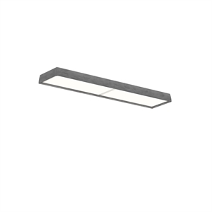 Louis Poulsen LP Slim Taklampe Opal Diffuser 3000K & Dali Mørk Rå Aluminium