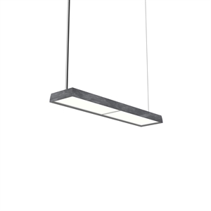 Louis Poulsen LP Slim Taklampe Enkel 3000K & Dali Mørk Rå Aluminium