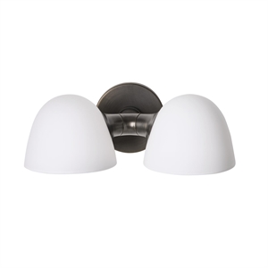 Made By Hand Fuse Vegglampe Dobbel Naturfarget