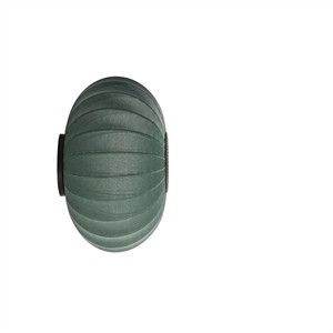 Made By Hand Knit-Wit Oval Vegglampe Ø57 cm Tweedgrønn