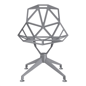 Magis Chair One 4-stjerners Spisestuestol Adapta Grå