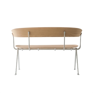 Magis Officina Duetto Benk Galvanisert/Naturlig