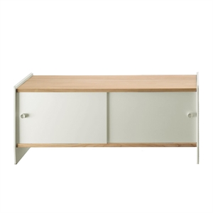Magis Theca Skjenk med Hyller 93x43x78 Aluminium/naturlig Kirsebær