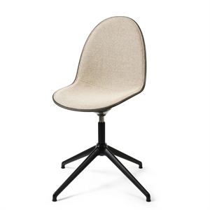 Mater Eternity Svingbar Spisestol Sort Base & Polstret 218 Beige