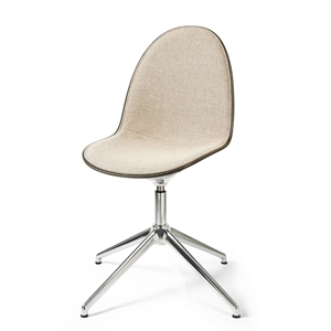 Mater Eternity Svingbar Spisestol i Aluminium og Trukket 218 Beige