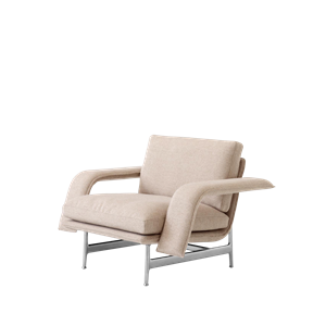 &Tradition Meantime AV29 Lenestolsofa Polert Aluminium/ Hallingdal 0220