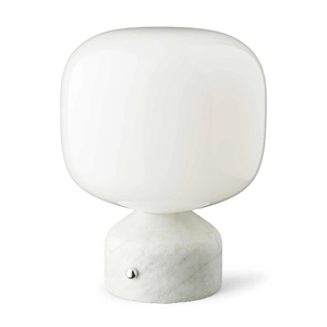 Gejst Meemo Bærbar Lampe Hvit Marmor