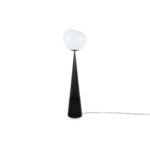 Tom Dixon Melt Cone Fat Gulvlampe Opal/ Sort