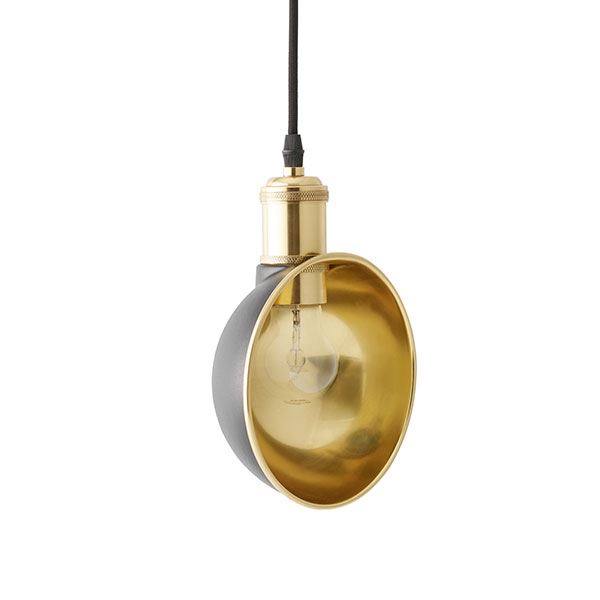MENU Duane Taklampe Svart & Messing Gode Priser på MENU Menu TriBeCa Duane Pendant Lamp by Søren Rose Studio | Steel