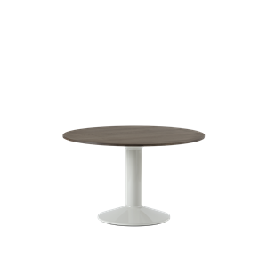 Muuto Center Spisebord Ø120 Mørkoljet Eik/ Grå