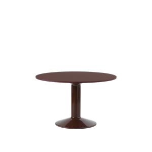 Muuto Center Spisebord Ø120 Linoleum/mørk Rød