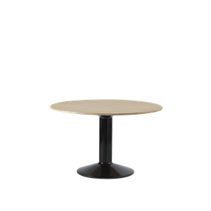 Muuto Center Spisebord Ø120 Oljet Eik/ Sort