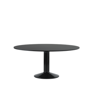 Muuto Center Spisebord Ø160 Sort Linoleum
