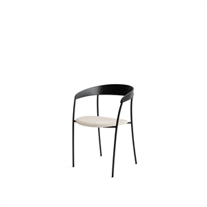 New Works Mangler Spisestol med Armlener Sort eik/Barnum Lana
