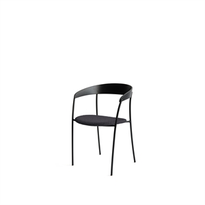 New Works Spisestuestol med Armlener Sort eik/Barnum Ocean