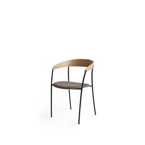New Works Spisestuestol med Armlener eik/Barnum Mørk Taupe